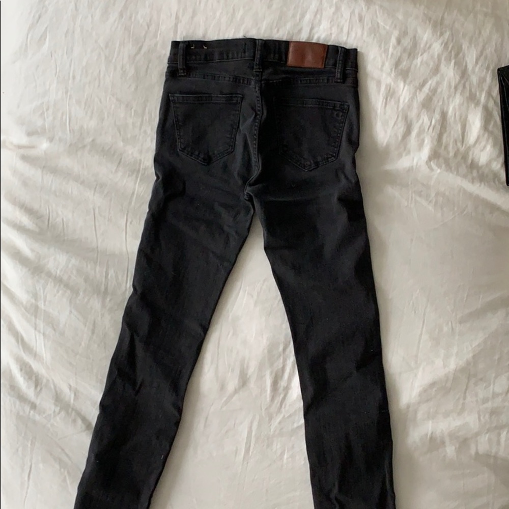 Madewell Skinny Skinny Black Gray Size 26